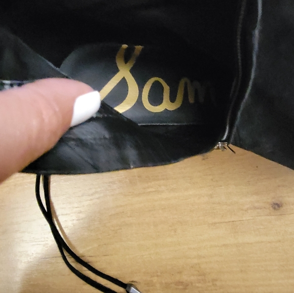 Sam Edelman Kayla Over The Knee Black Suede Boots - Picture 16 of 16